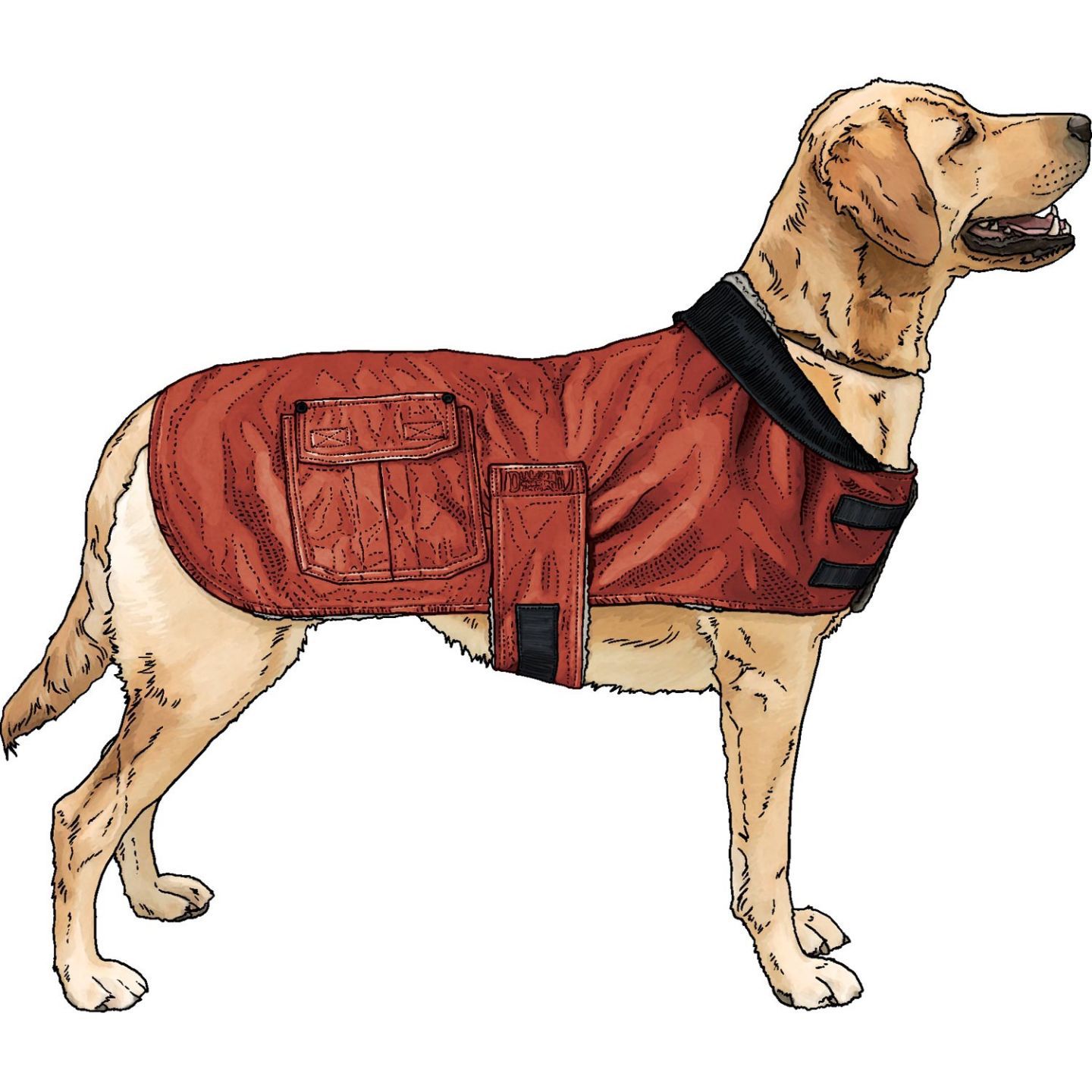 Iron Range Fire Hose Dog Jacket